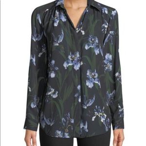 JOAN VASS Floral Blouse